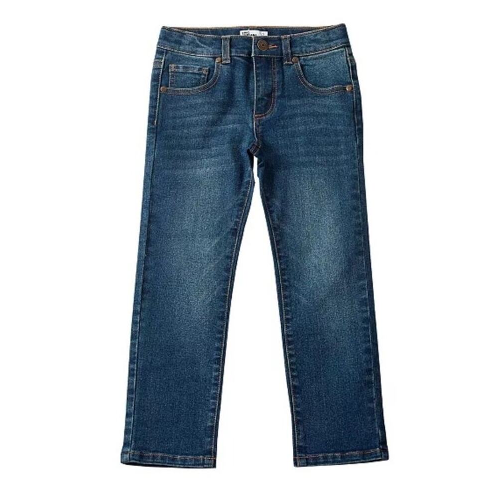 Little Boys Slim Denim Jeans, Size 5-Epic Threads